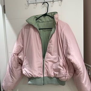Reversible puffer jacket brand new never worn before